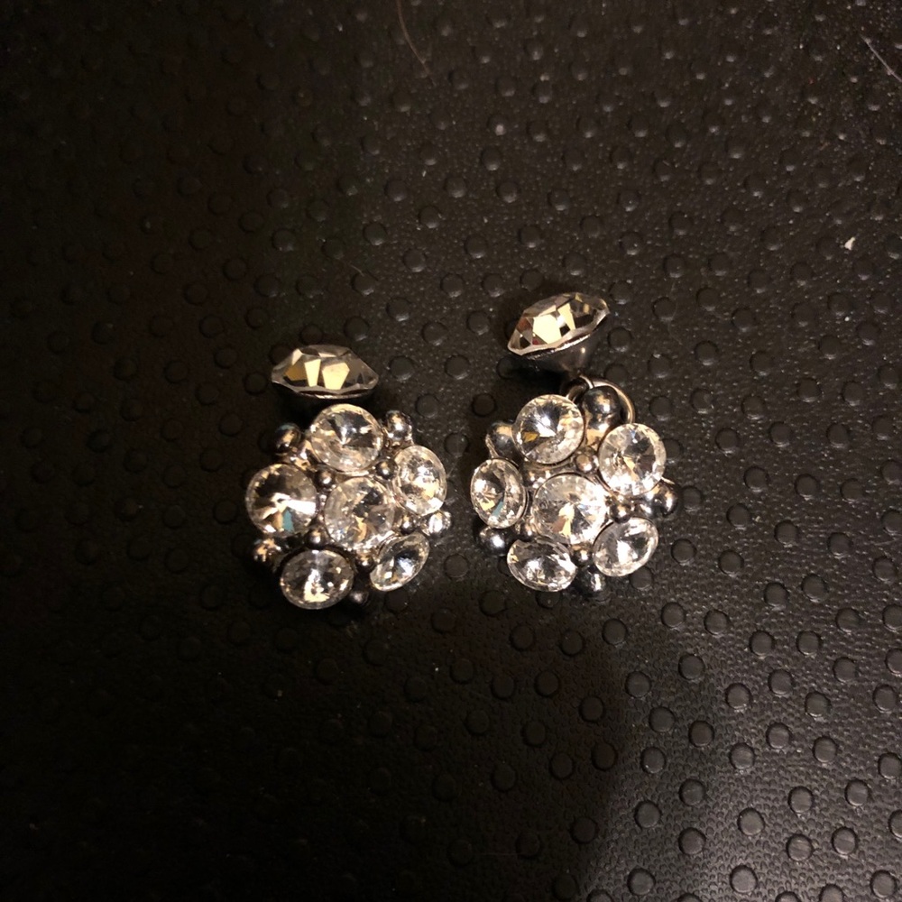 Crystal cuff links